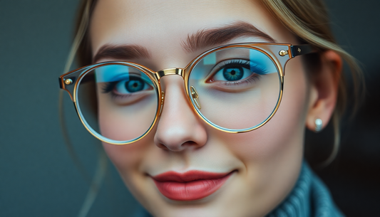 PERFECT EYEGLASS ACCORDING FACE