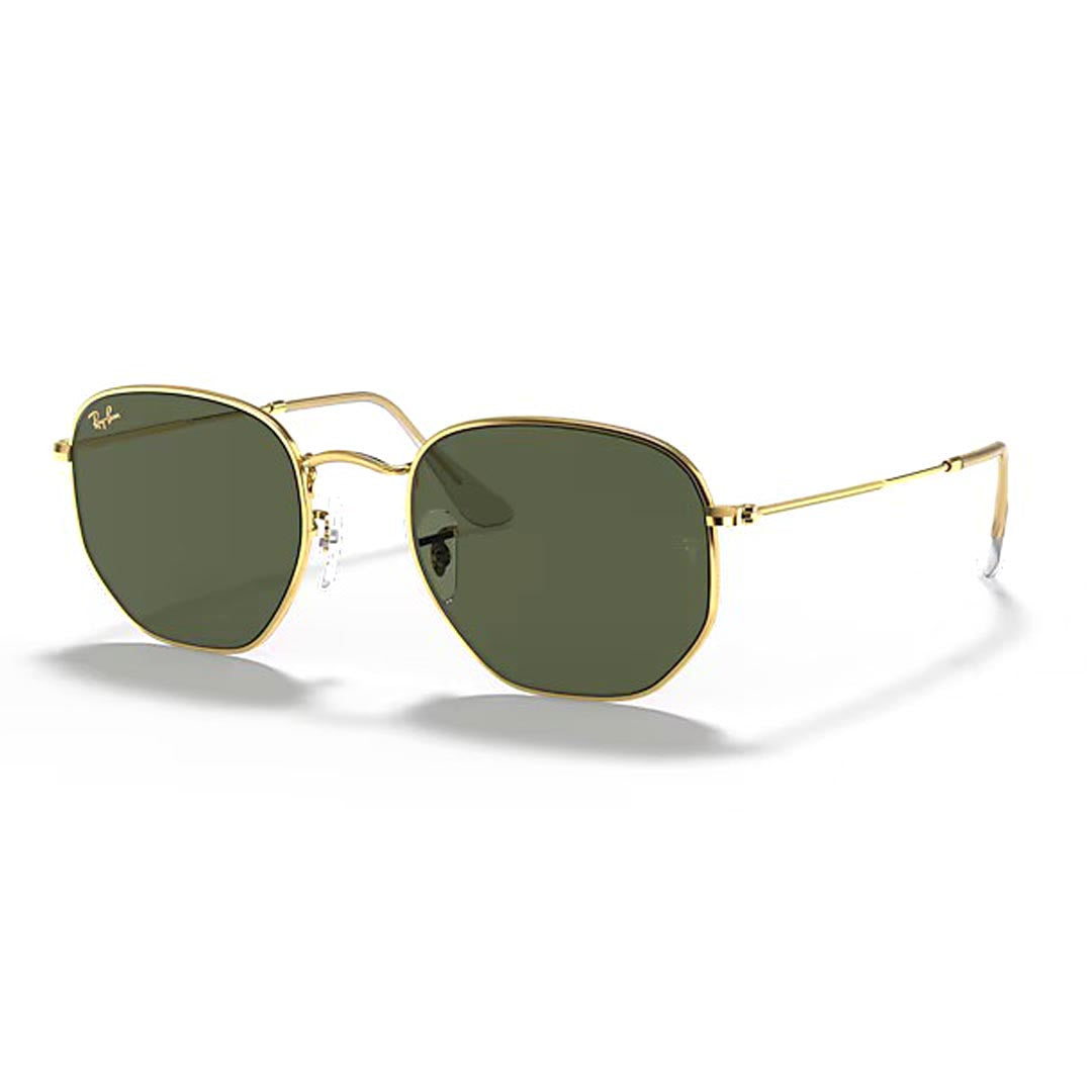 Ray-Ban Golden Hexagonal Sunglasses RB3548 919631 54-21