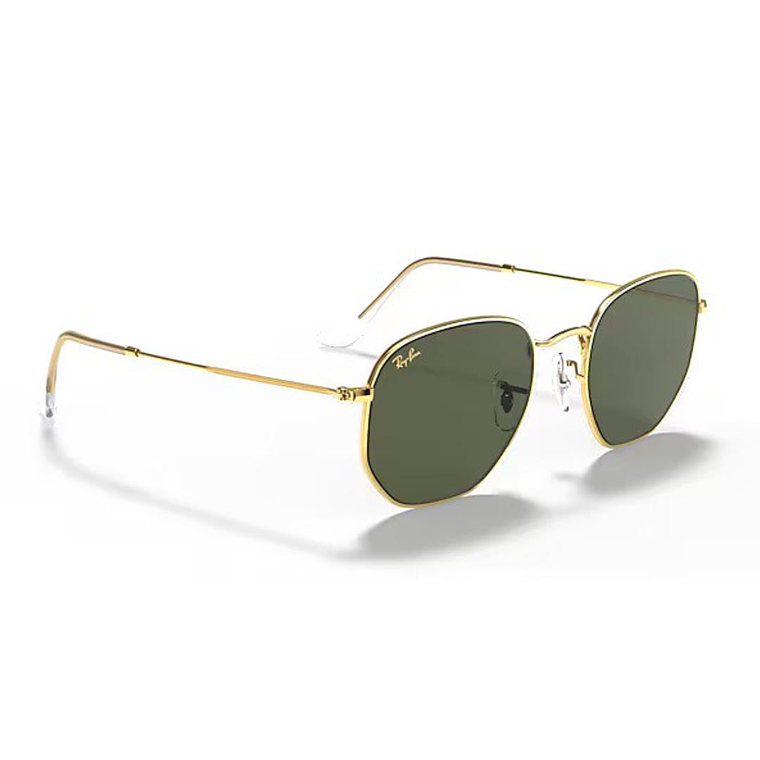 Ray-Ban Golden Hexagonal Sunglasses RB3548 919631 54-21