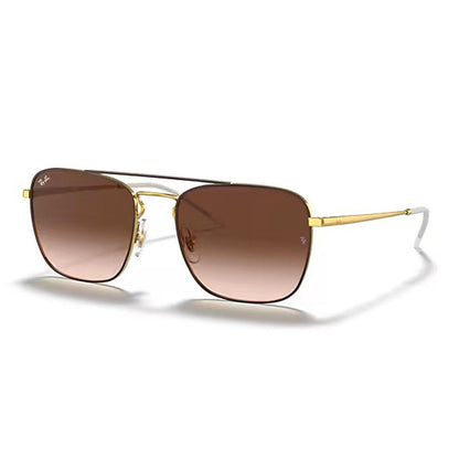 Ray-Ban Golden Rectangle Sunglasses RB3588 905513 55-19