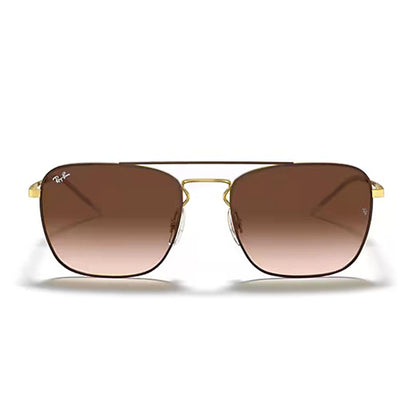 Ray-Ban Golden Rectangle Sunglasses RB3588 905513 55-19