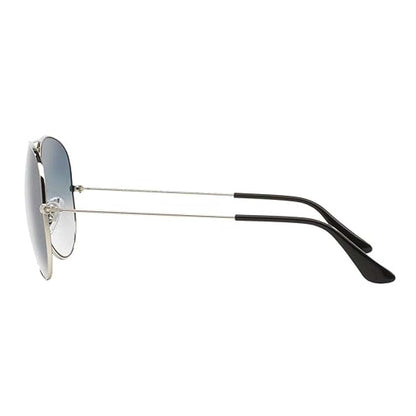 Ray-Ban Unisex Gradient Blue Lens Pilot Sunglasses - 0RB3025I003/3F58