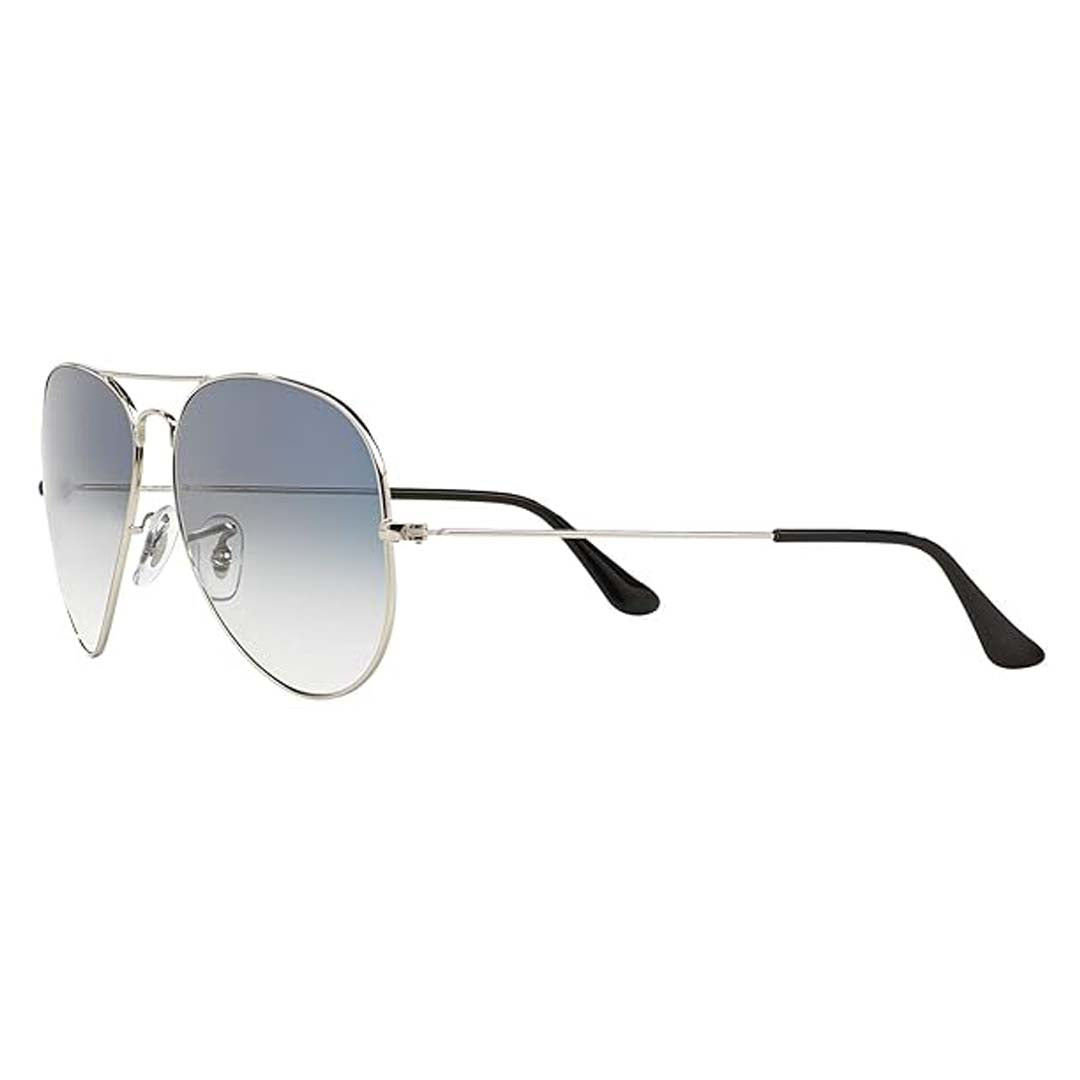 Ray-Ban Unisex Gradient Blue Lens Pilot Sunglasses - 0RB3025I003/3F58
