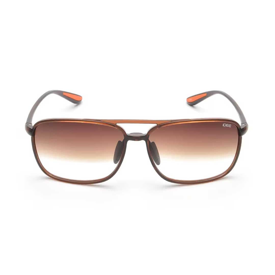 IDEE Brown Rectangle Sunglasses