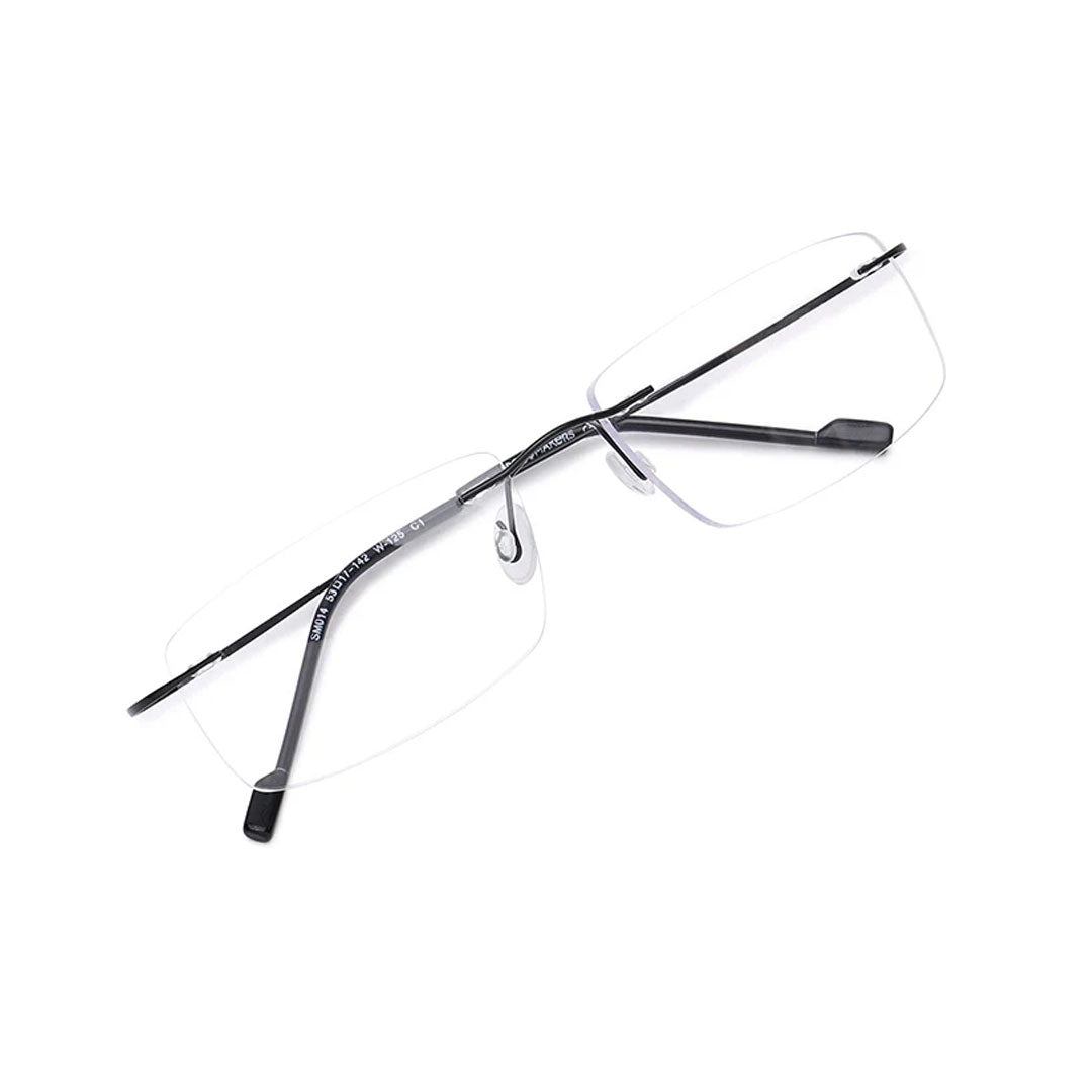 OneStopVision® Black Rimless Eyeglasses Frame