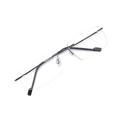 OneStopVision® Black Rimless Eyeglasses Frame