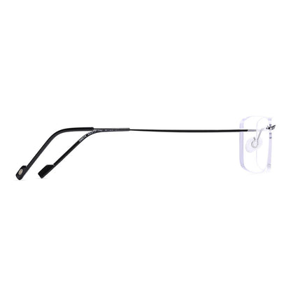 OneStopVision® Black Rimless Eyeglasses Frame