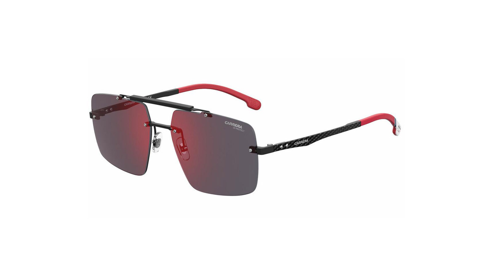 Carrera Gradient Square Men's Sunglasses - (CARRERA 8034/SE 003 61AO|61|Red  Color Lens) - OneStop Vision